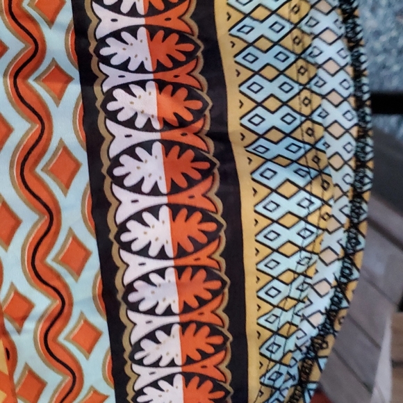 Panhandle Slim Women's Knit Top. Black/Orange/Blue. Size Small. NWT. USA. - Picture 8 of 10